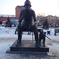 Monument to Coward, Fool, Pro and Leonid Gaidai in Irkutsk